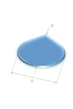 Steil Formuleren Gedateerd Kachel Vloerplaat Glas druppel 100 x 100 cm | Airxlshop
